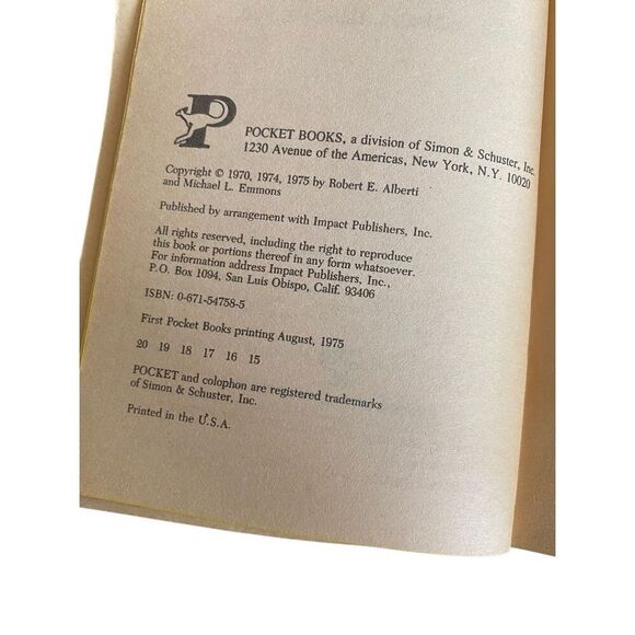 Stand Up Speak Out Talk Back The Key To Self Assertive Behavior Paperback Book - Picture 8 of 12